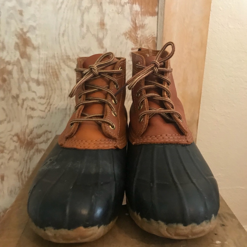 Vintage Eddie Bauer Duck Boots Sz 8 - Picture 2 of 4